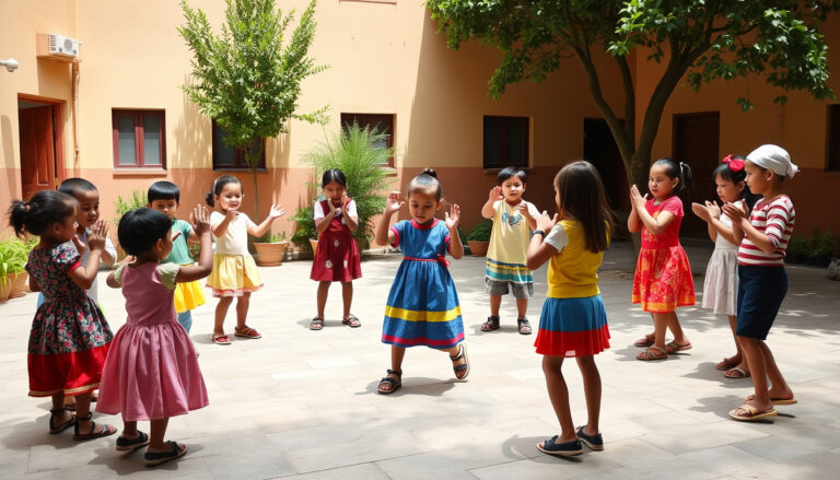 El patio de mi casa: letra, juego y coreografía infantil